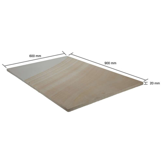 Indian York Smooth Sandstone 600x900 Sawn Edged Paving Slabs