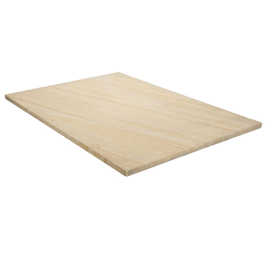 Teak Wood Smooth Sandstone 600x900 Sawn Edged Paving Slabs