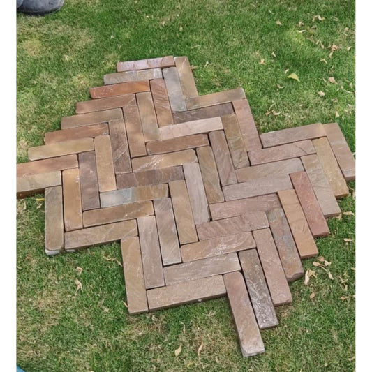 Rippon Buff Sandstone 200x50x40 Pavers