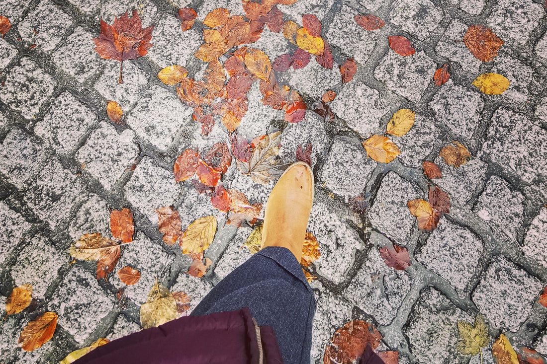 Autumn Garden Pathways: Using Cobbles & Mixed Paving for Fallen Leaf Landscapes