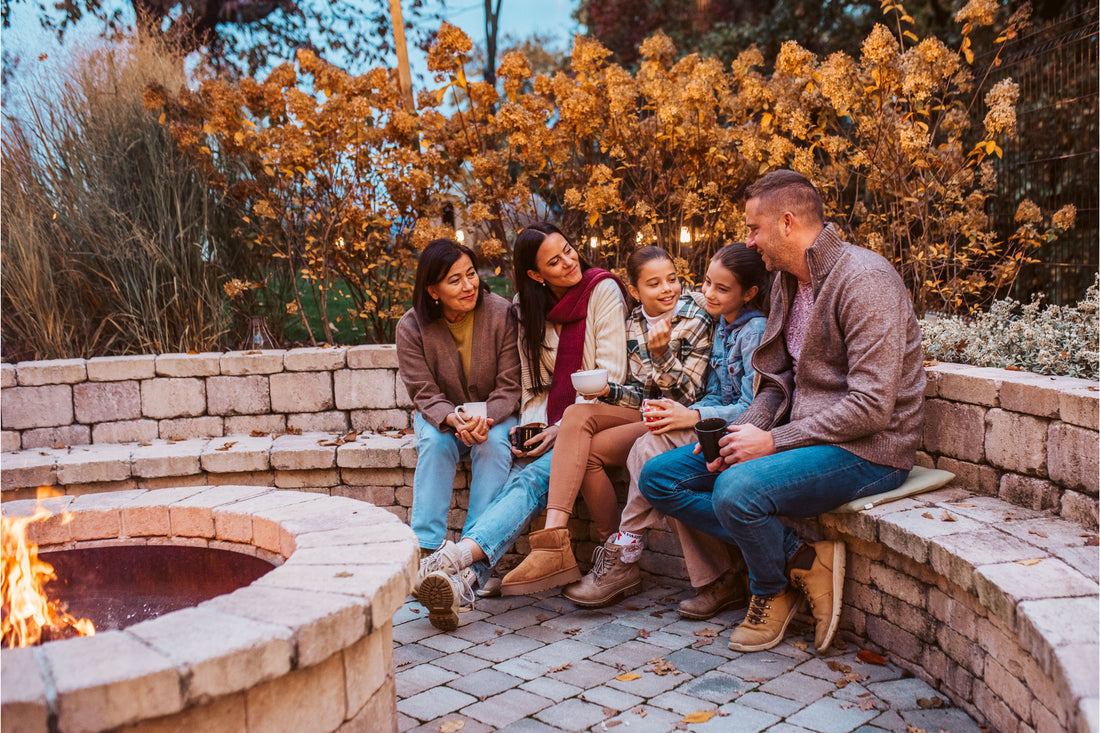 Creating an All-Season Fire Pit Area: Autumn Design Tips with Natural Stone