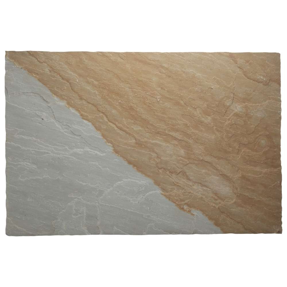 Indian York Riven Sandstone 600x900 Paving Slabs