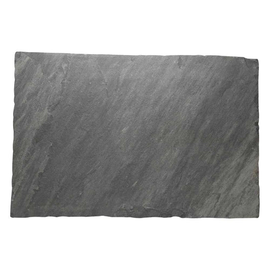 Sagar Black Riven Sandstone 600x900 Paving Slabs