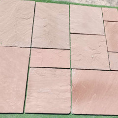 DEMO Modak Riven Sandstone Mixed Patio Paving Slabs