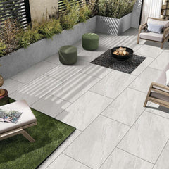 County Light Grey Outdoor Porcelain Paving-600x900