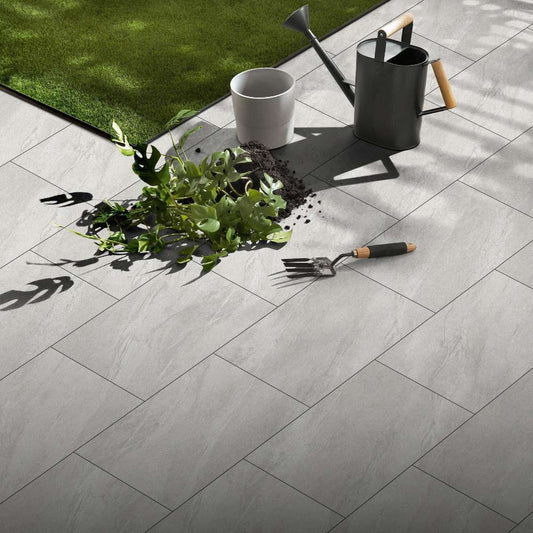 County Light Grey 600x900 Outdoor Porcelain Paving