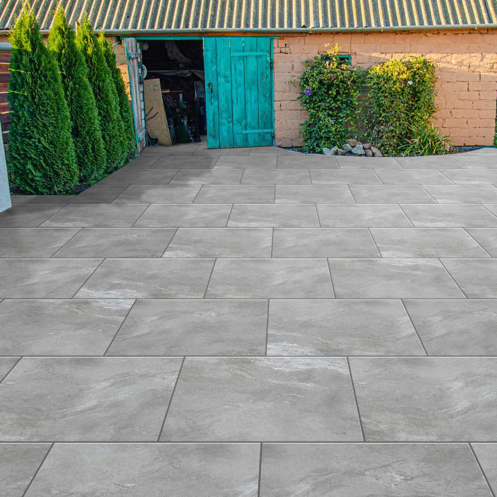 Earth Core Grey 600x900 Outdoor Porcelain Paving
