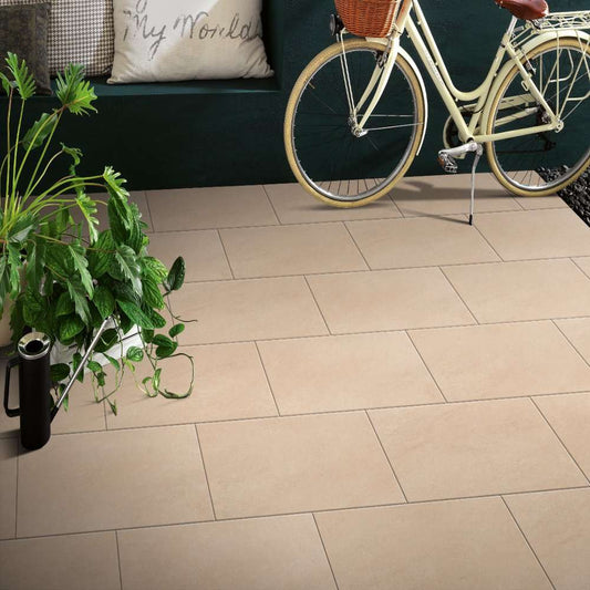 Hammerstone Beige 600x900 Outdoor Porcelain Paving