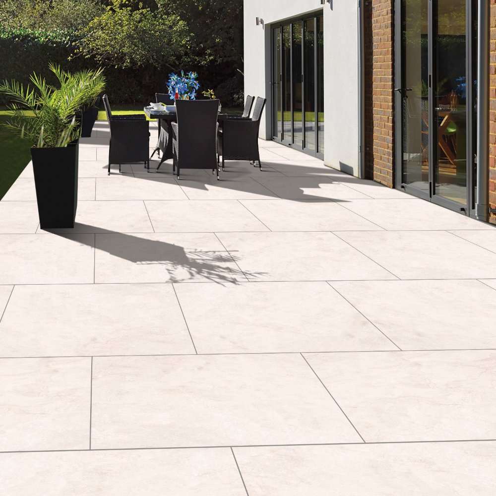 Swiss White 600x900 Outdoor Porcelain Paving