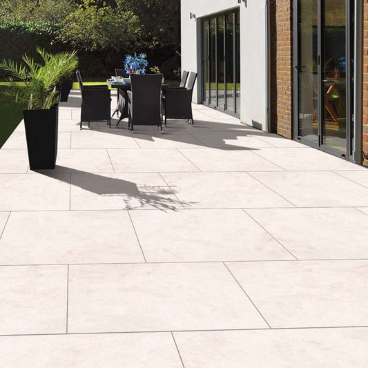 Swiss White 600x900 Outdoor Porcelain Paving