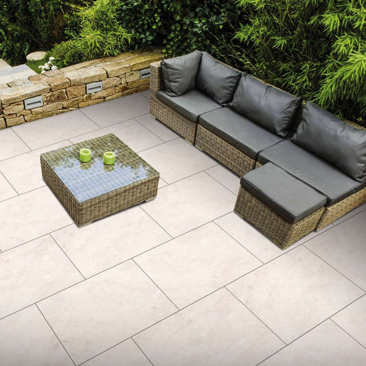 Swiss White 600x900 Outdoor Porcelain Paving