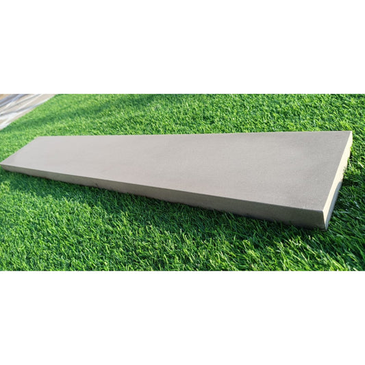 Raj Green Smooth Sandstone 900x150 Step Risers