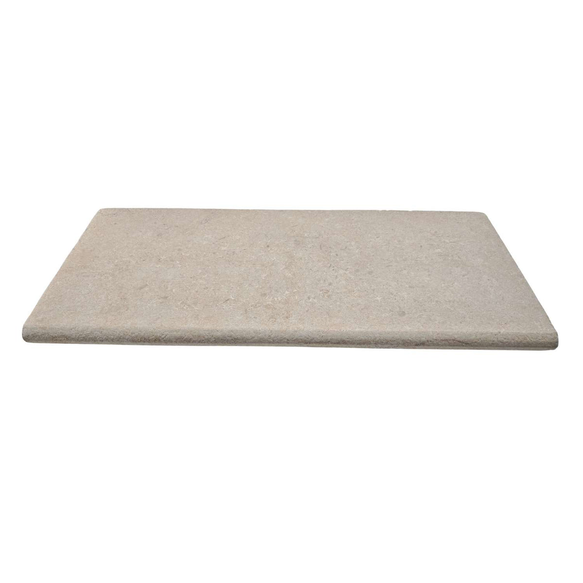 Sahara Beige Tumbled & Acid Washed Limestone 400x900x40 Bullnose Steps