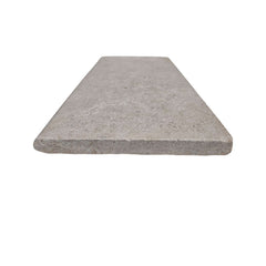 Sahara Pearl Tumbled & Acid Washed Limestone 400x900x40 Bullnose Steps