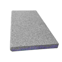 Silver Grey Flamed Granite 400x900x40 Bullnose Steps
