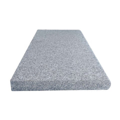 Silver Grey Flamed Granite 400x900x40 Bullnose Steps
