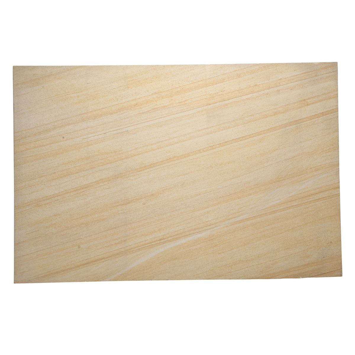 Teak Wood Smooth Sandstone 600x900 Sawn Edged Paving Slabs