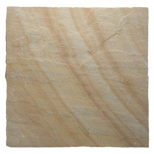 Rippon Buff Riven Sandstone 600x600 Paving Slabs